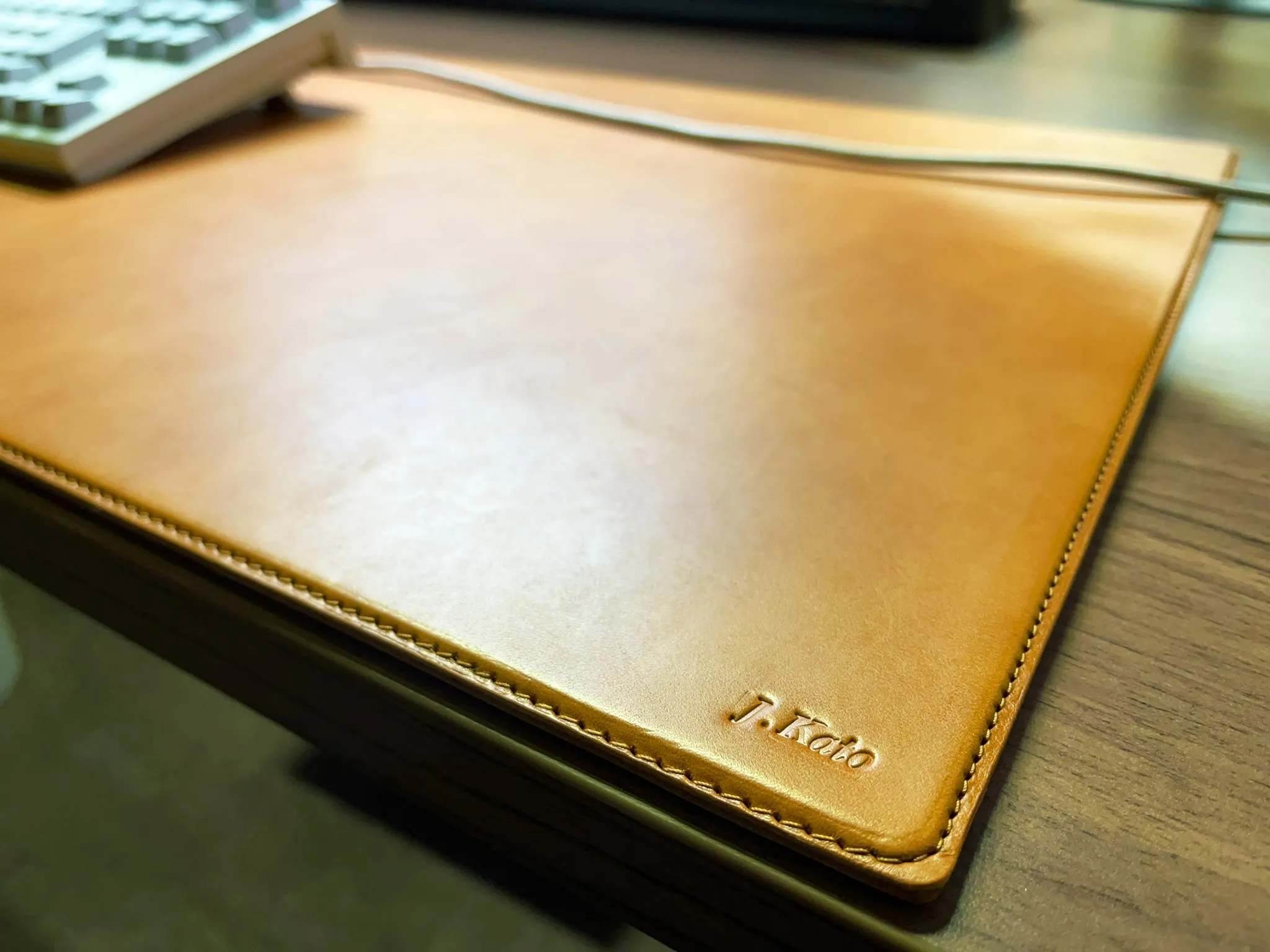 レザーデスクマット